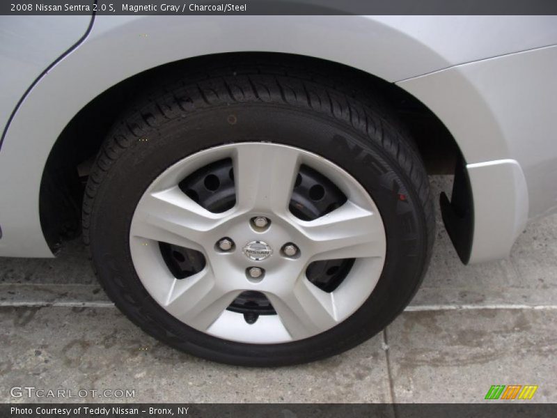 Magnetic Gray / Charcoal/Steel 2008 Nissan Sentra 2.0 S