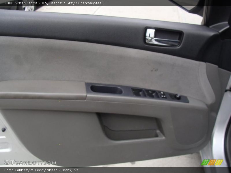 Magnetic Gray / Charcoal/Steel 2008 Nissan Sentra 2.0 S