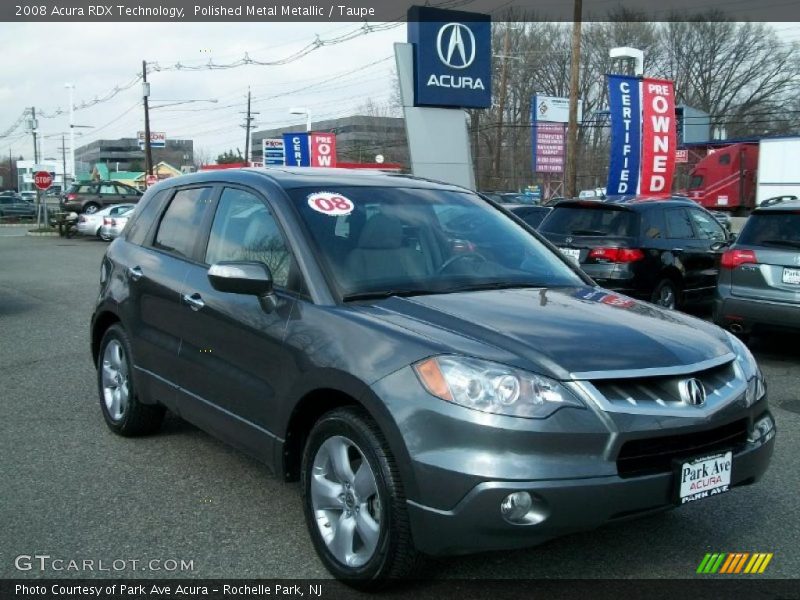 Polished Metal Metallic / Taupe 2008 Acura RDX Technology