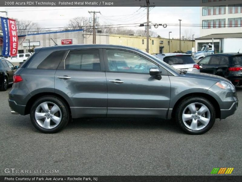 Polished Metal Metallic / Taupe 2008 Acura RDX Technology