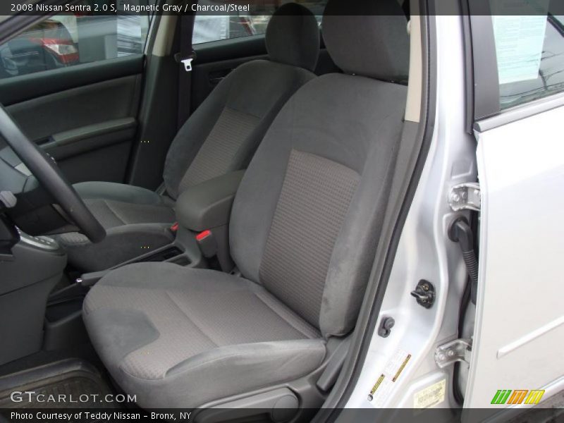Magnetic Gray / Charcoal/Steel 2008 Nissan Sentra 2.0 S