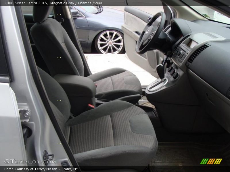 Magnetic Gray / Charcoal/Steel 2008 Nissan Sentra 2.0 S