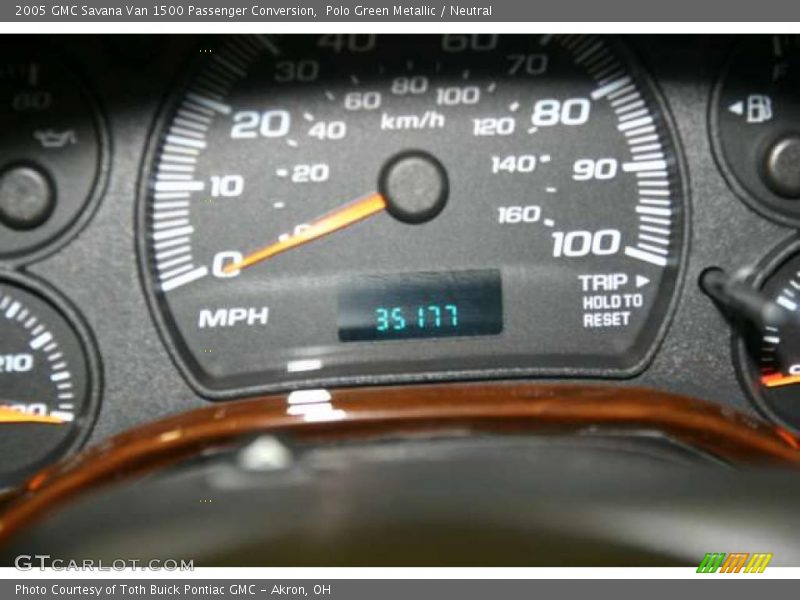 Polo Green Metallic / Neutral 2005 GMC Savana Van 1500 Passenger Conversion