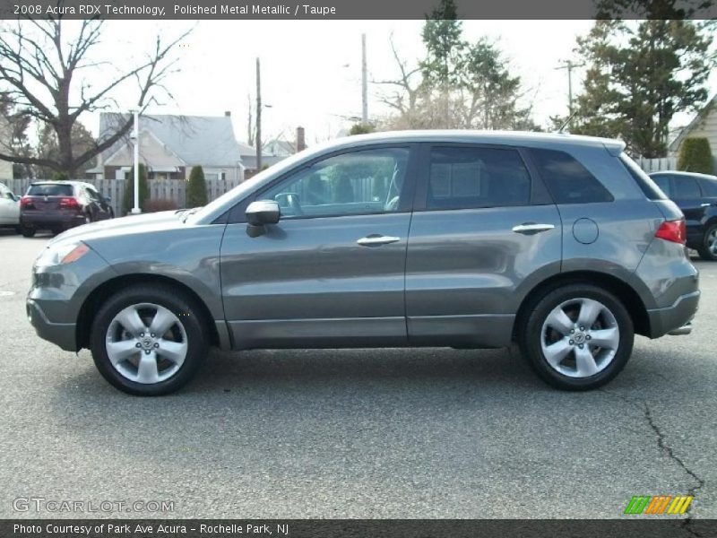Polished Metal Metallic / Taupe 2008 Acura RDX Technology