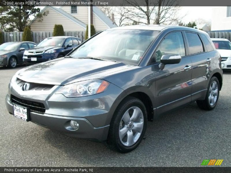 Polished Metal Metallic / Taupe 2008 Acura RDX Technology