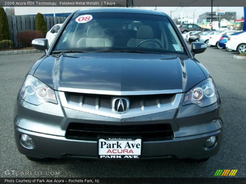 Polished Metal Metallic / Taupe 2008 Acura RDX Technology