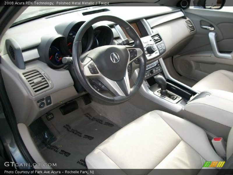 Polished Metal Metallic / Taupe 2008 Acura RDX Technology