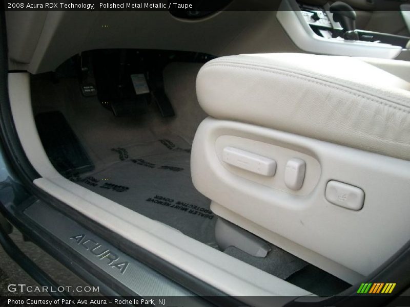 Polished Metal Metallic / Taupe 2008 Acura RDX Technology