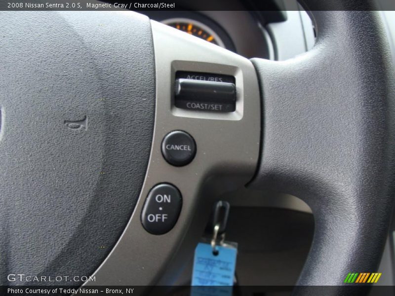Magnetic Gray / Charcoal/Steel 2008 Nissan Sentra 2.0 S