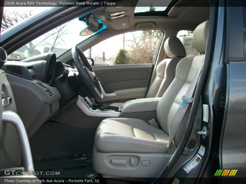 Polished Metal Metallic / Taupe 2008 Acura RDX Technology