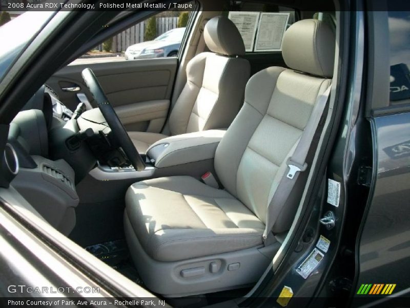 Polished Metal Metallic / Taupe 2008 Acura RDX Technology