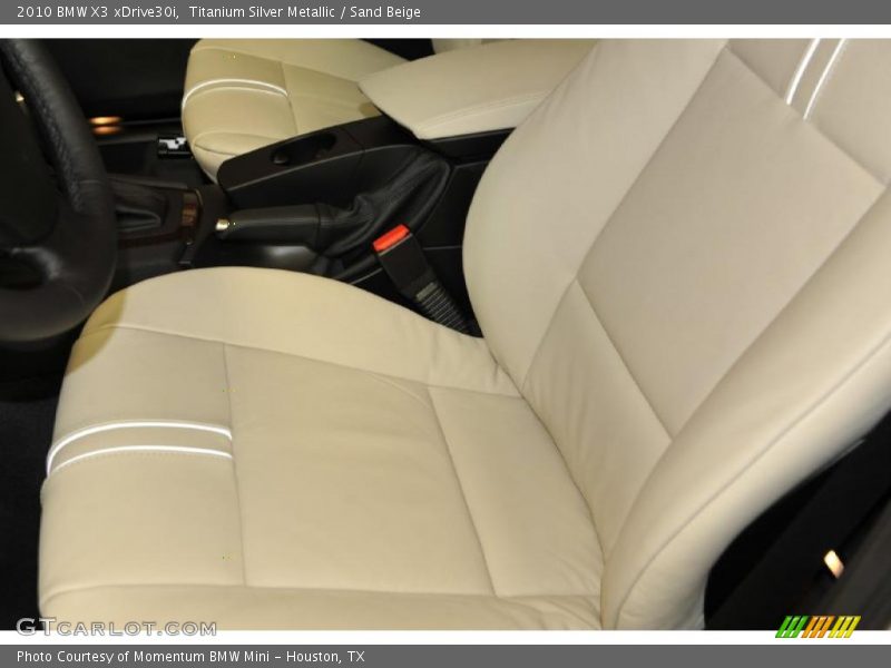 Titanium Silver Metallic / Sand Beige 2010 BMW X3 xDrive30i