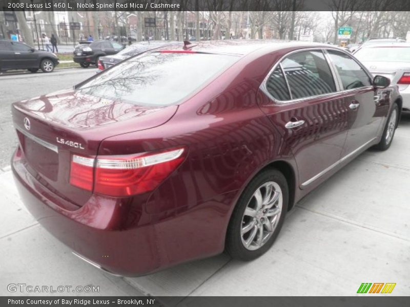 Noble Spinel Red Mica / Cashmere 2008 Lexus LS 460 L
