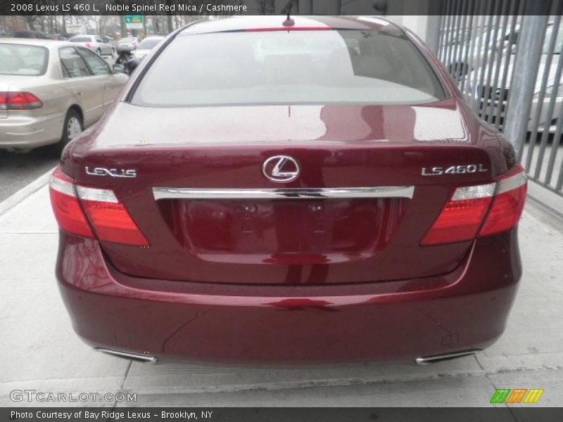 Noble Spinel Red Mica / Cashmere 2008 Lexus LS 460 L