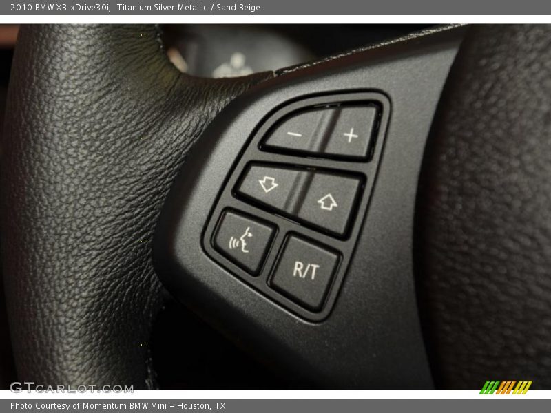 Titanium Silver Metallic / Sand Beige 2010 BMW X3 xDrive30i