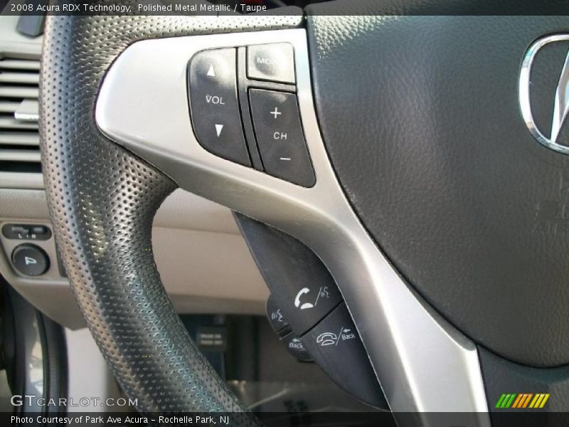 Polished Metal Metallic / Taupe 2008 Acura RDX Technology