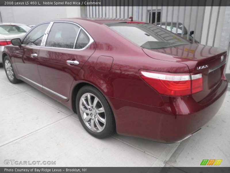 Noble Spinel Red Mica / Cashmere 2008 Lexus LS 460 L