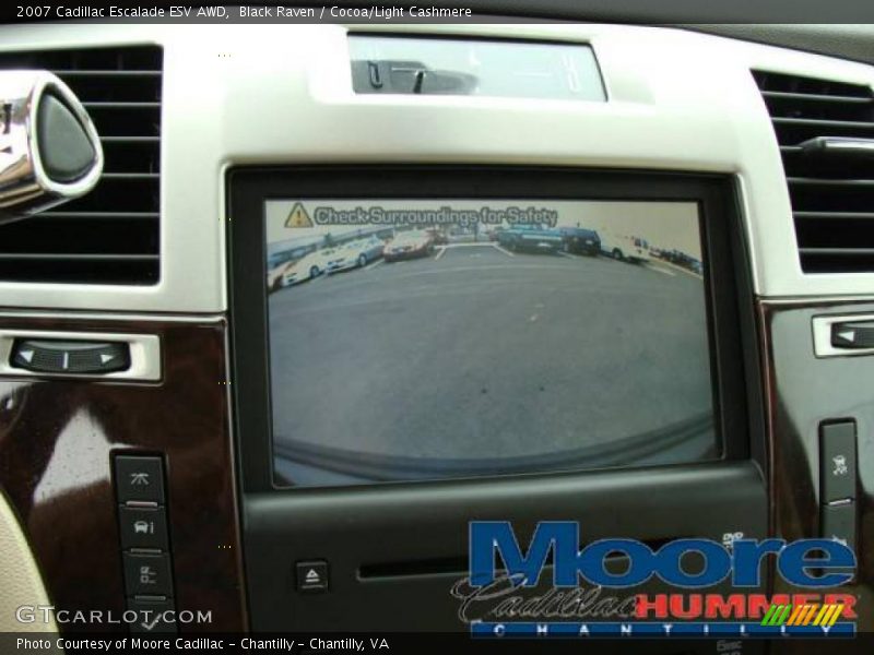 Black Raven / Cocoa/Light Cashmere 2007 Cadillac Escalade ESV AWD