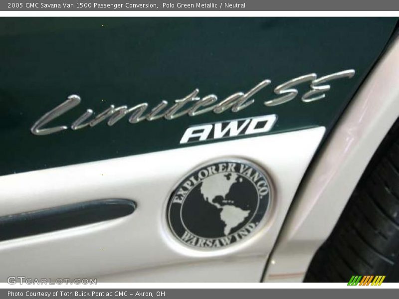 Polo Green Metallic / Neutral 2005 GMC Savana Van 1500 Passenger Conversion