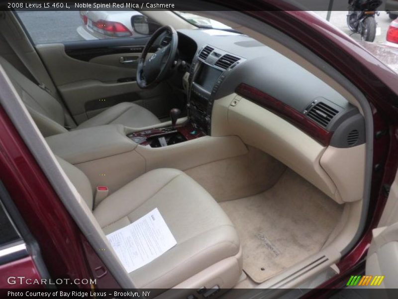Noble Spinel Red Mica / Cashmere 2008 Lexus LS 460 L