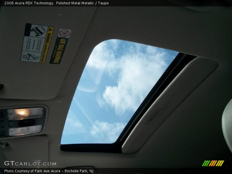 Polished Metal Metallic / Taupe 2008 Acura RDX Technology