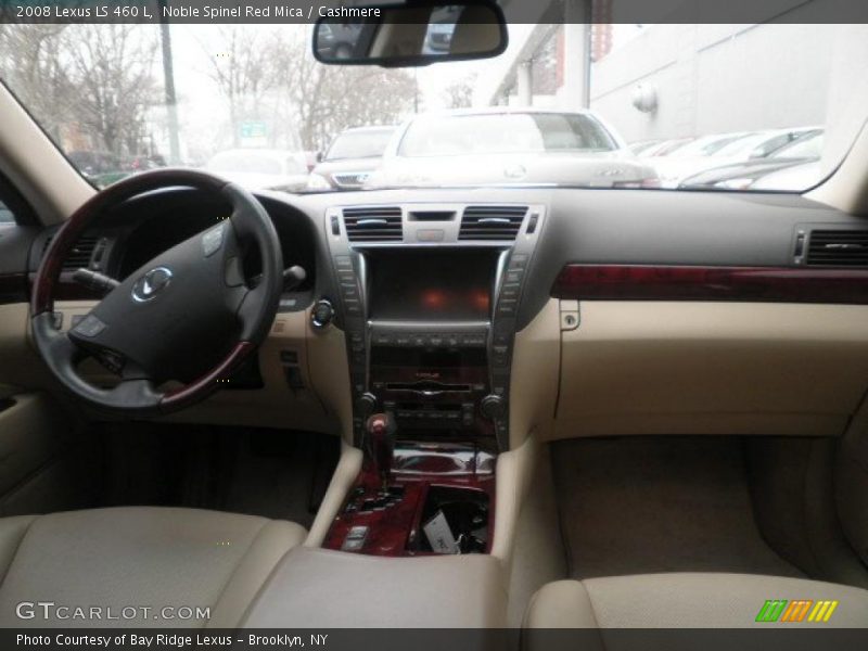 Noble Spinel Red Mica / Cashmere 2008 Lexus LS 460 L