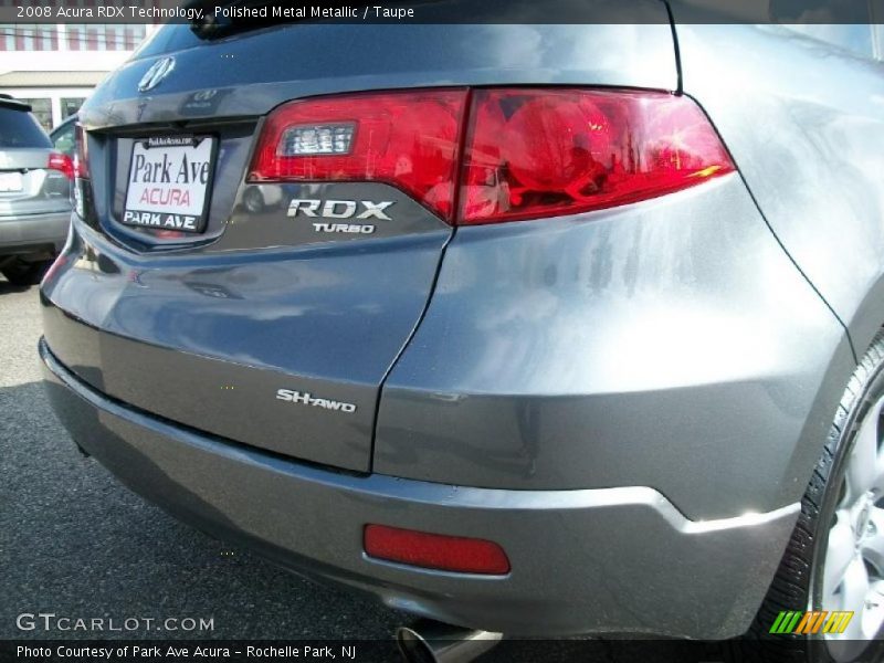 Polished Metal Metallic / Taupe 2008 Acura RDX Technology