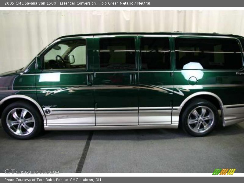 Polo Green Metallic / Neutral 2005 GMC Savana Van 1500 Passenger Conversion