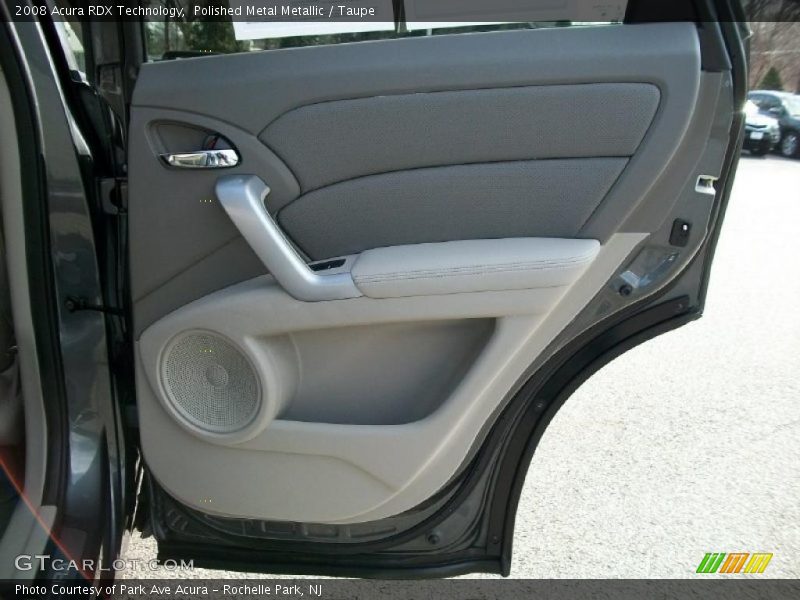 Polished Metal Metallic / Taupe 2008 Acura RDX Technology