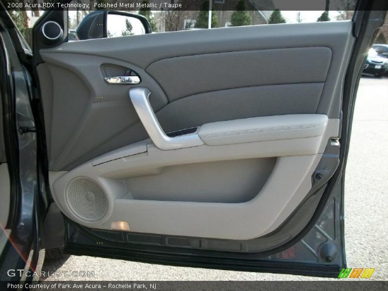 Polished Metal Metallic / Taupe 2008 Acura RDX Technology
