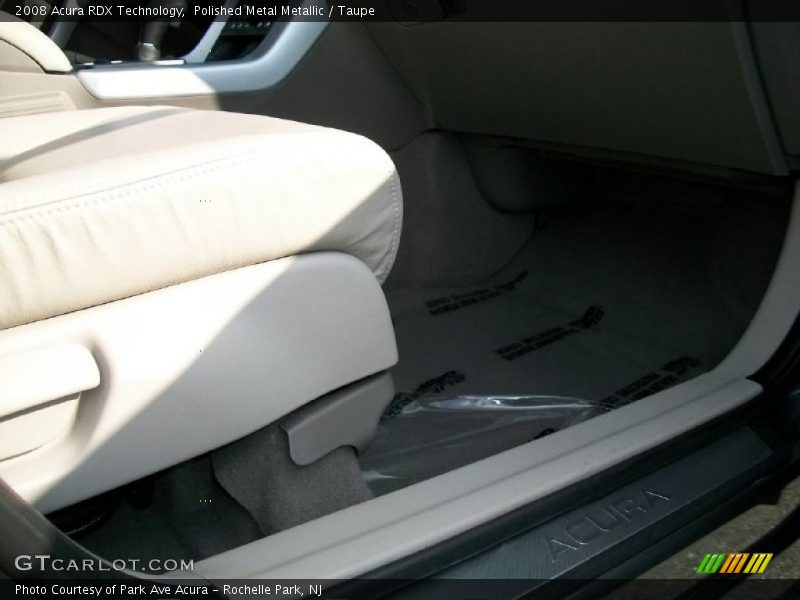 Polished Metal Metallic / Taupe 2008 Acura RDX Technology