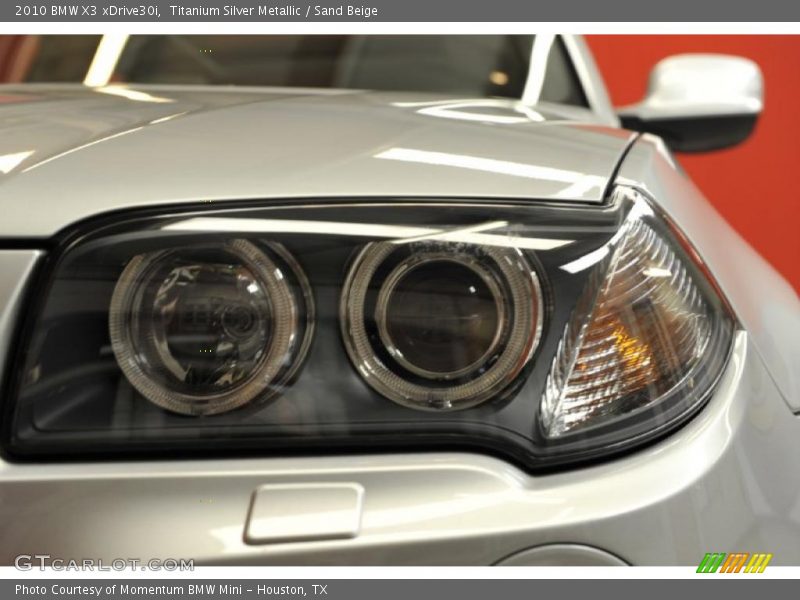 Titanium Silver Metallic / Sand Beige 2010 BMW X3 xDrive30i