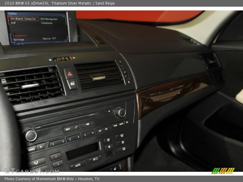 Titanium Silver Metallic / Sand Beige 2010 BMW X3 xDrive30i
