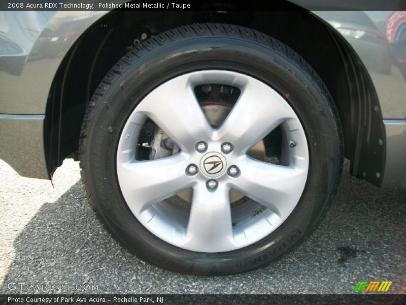 Polished Metal Metallic / Taupe 2008 Acura RDX Technology
