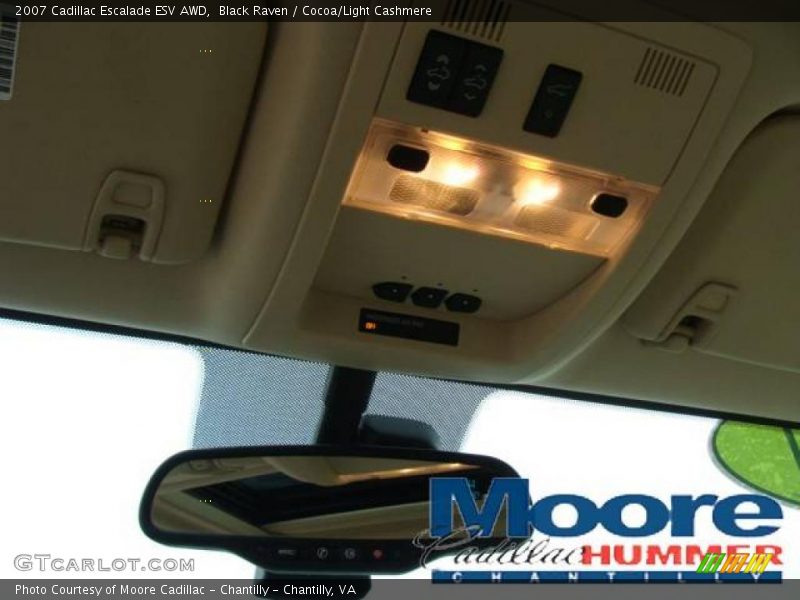 Black Raven / Cocoa/Light Cashmere 2007 Cadillac Escalade ESV AWD