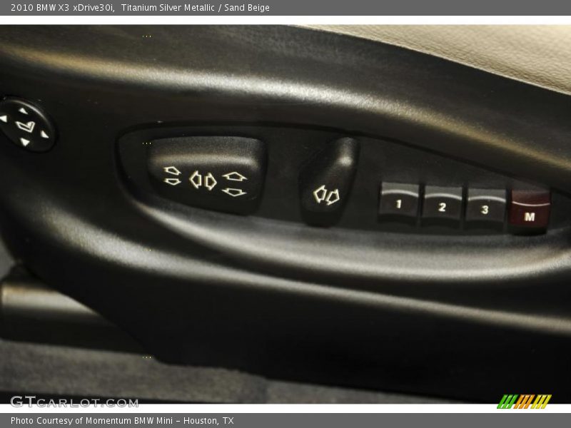 Titanium Silver Metallic / Sand Beige 2010 BMW X3 xDrive30i