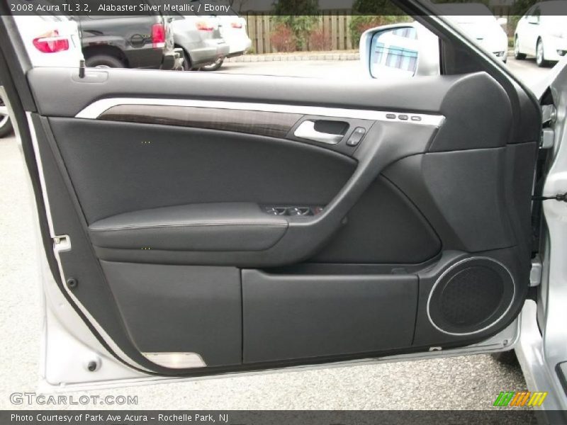 Alabaster Silver Metallic / Ebony 2008 Acura TL 3.2