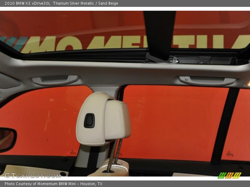 Titanium Silver Metallic / Sand Beige 2010 BMW X3 xDrive30i