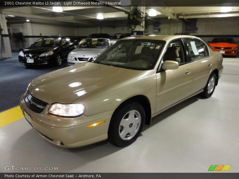 Light Driftwood Metallic / Neutral 2001 Chevrolet Malibu LS Sedan