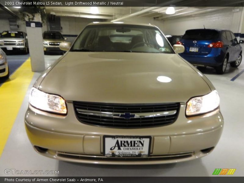 Light Driftwood Metallic / Neutral 2001 Chevrolet Malibu LS Sedan