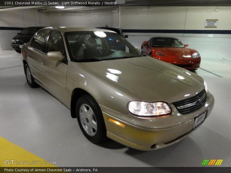 Light Driftwood Metallic / Neutral 2001 Chevrolet Malibu LS Sedan