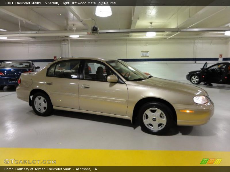 Light Driftwood Metallic / Neutral 2001 Chevrolet Malibu LS Sedan