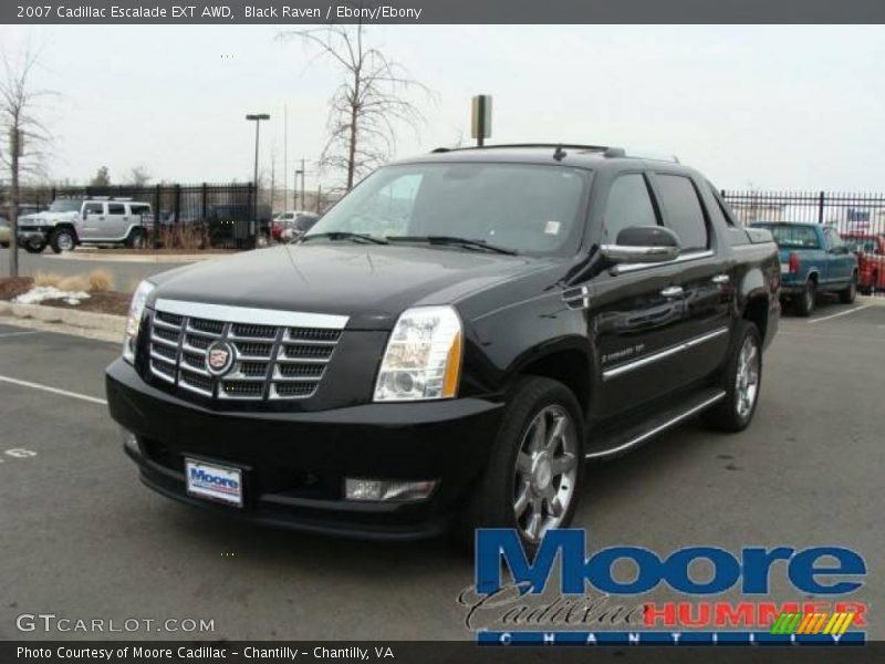 Black Raven / Ebony/Ebony 2007 Cadillac Escalade EXT AWD