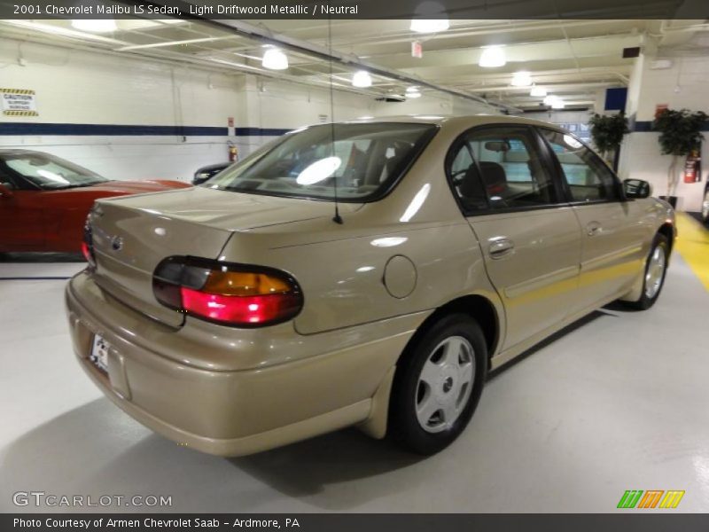 Light Driftwood Metallic / Neutral 2001 Chevrolet Malibu LS Sedan