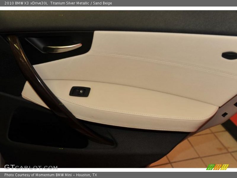 Titanium Silver Metallic / Sand Beige 2010 BMW X3 xDrive30i