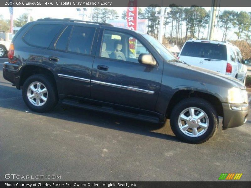 Graphite Gray Metallic / Ebony 2007 GMC Envoy SLT 4x4