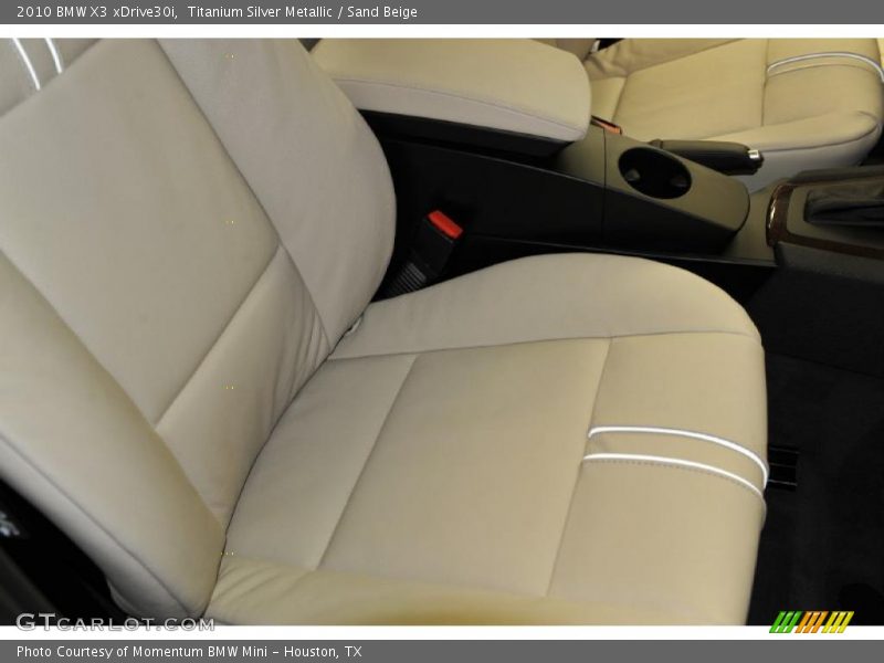 Titanium Silver Metallic / Sand Beige 2010 BMW X3 xDrive30i