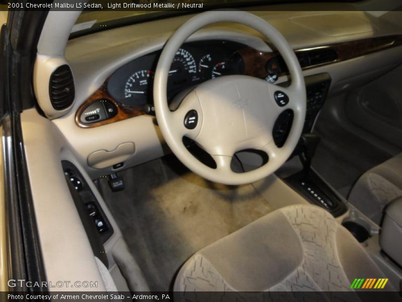 Light Driftwood Metallic / Neutral 2001 Chevrolet Malibu LS Sedan