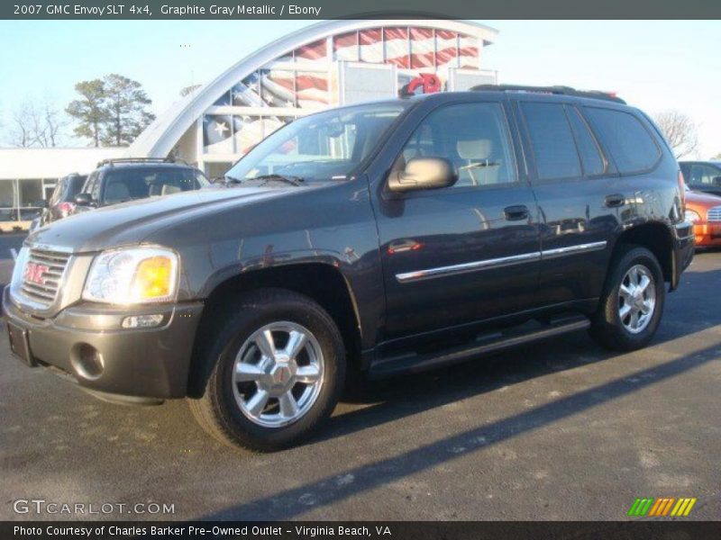 Graphite Gray Metallic / Ebony 2007 GMC Envoy SLT 4x4