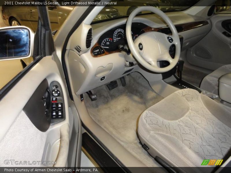 Light Driftwood Metallic / Neutral 2001 Chevrolet Malibu LS Sedan